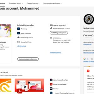 ⁦اشتراك  Creative Cloud Pro 6 شهور⁩ - الصورة ⁦2⁩